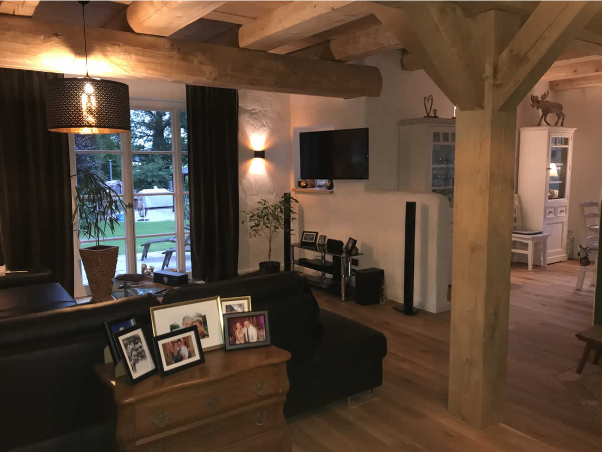 Gemütliches Wohnzimmer im englischen Cottage - Englische Cottages aus Celle - Bauunternehmen Alan Berry