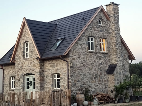 Bewertung Hausbau englisches Cottage mit Natursteinfassade bei Wittingen