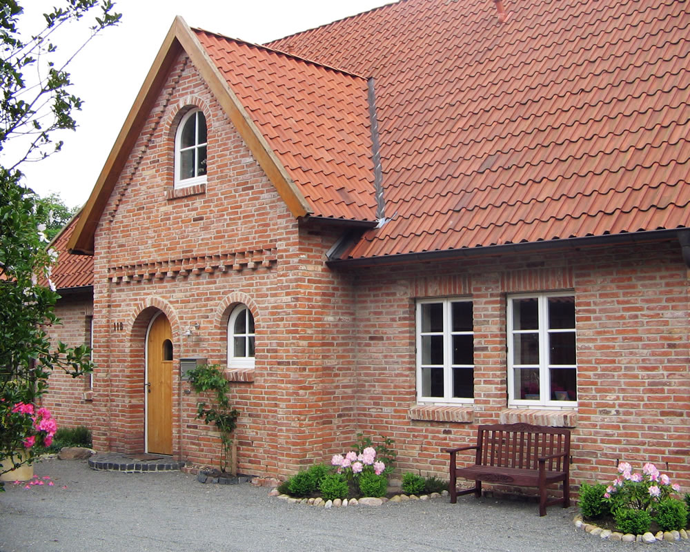 Eingangsbereich englisches Cottage - Englische Cottages aus Celle - Bauunternehmen Alan Berry